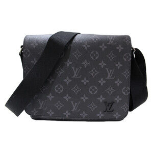 Louis Vuitton District NM Monogram Eclipse Black Shoulder Bag
